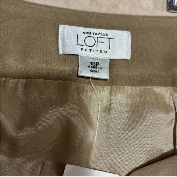 NEW Pleated Wool Blend Skirt Beaded Sequins 10P Academia Preppy Office MSRP$69 - Picture 4 of 5